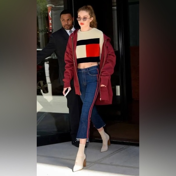 MOTHER Insider Crop Step Fray Speed Races Jeans Size 26 - Picture 7 of 7